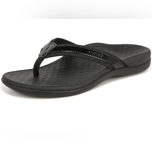 Vionic | Shoes | Vionic Tide Ii Black Sandal Size 7 | Poshmark